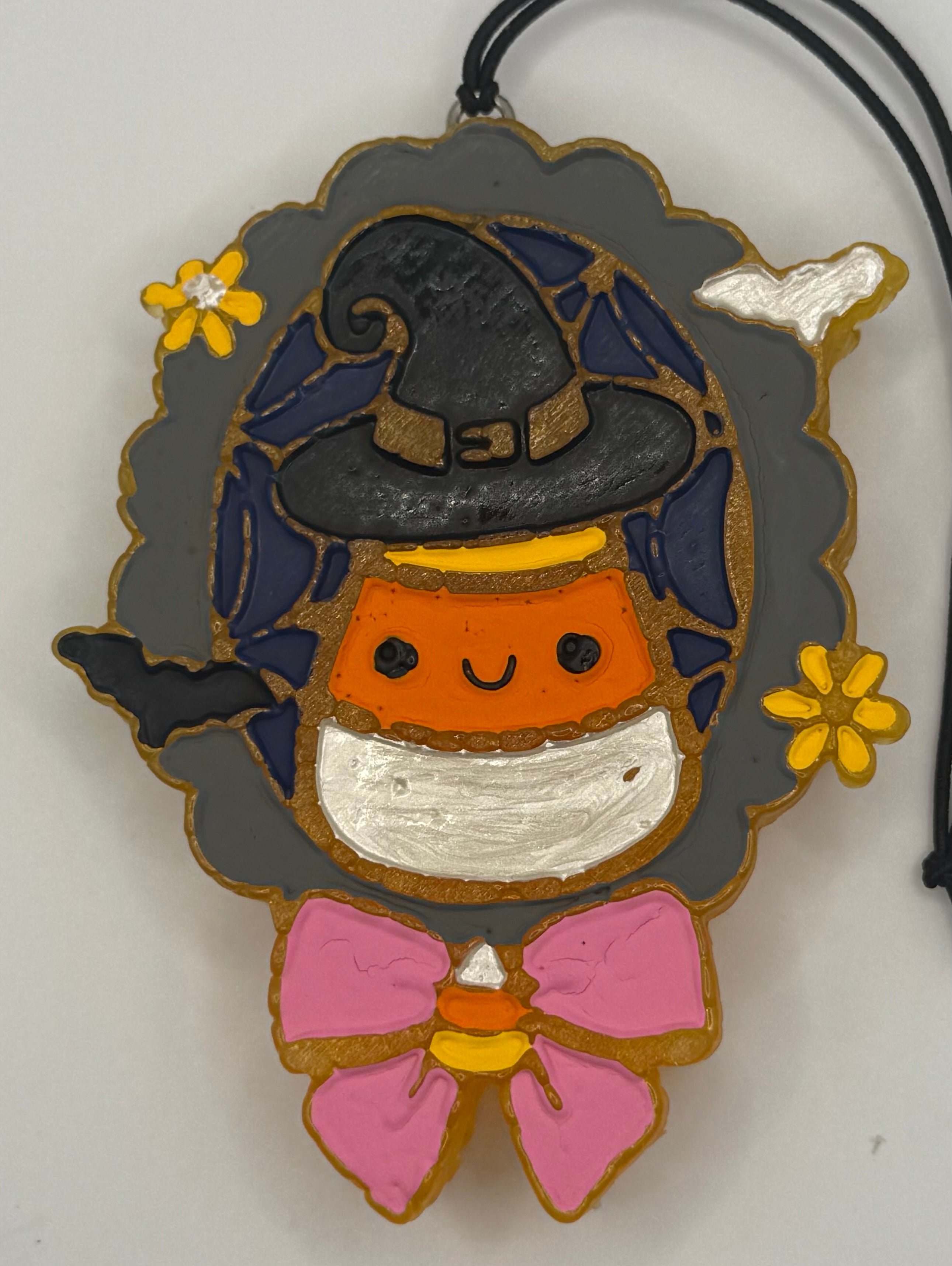 Candy Corn Car Freshie(Hot apple pie scent)
